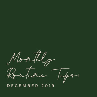 MONTHLY ROUTINE TIPS: DECEMBER 2019 - Aleenta BARRE