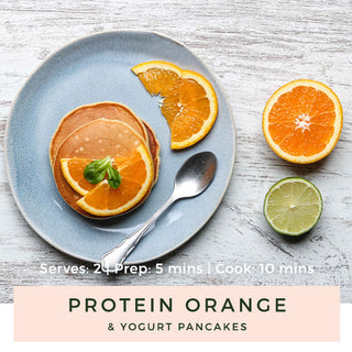 RECIPES | Protein Orange And Yogurt Pancakes