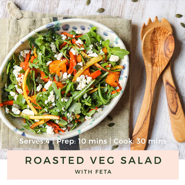 RECIPES | Roasted Veg Salad With Feta