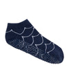 MoveActive | Low Rise Grippy Socks | Scallop Navy