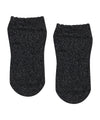 MoveActive | Low Rise Grippy Socks | Black Sparkle Frill