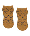 MoveActive | Low Rise Grippy Socks | Scallop Mustard