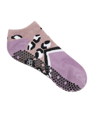 MoveActive | Low Rise Grippy Socks | Cheetah Volley