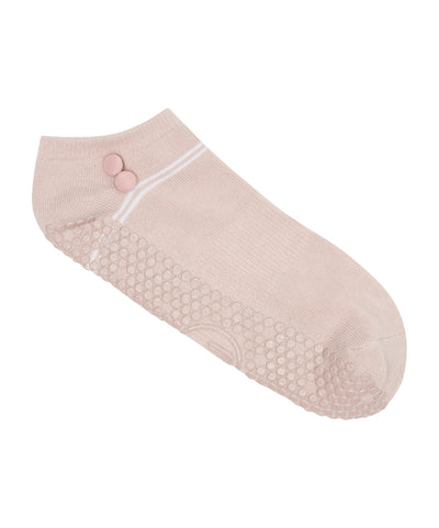 MoveActive | Low Rise Grippy Socks | Blush Button