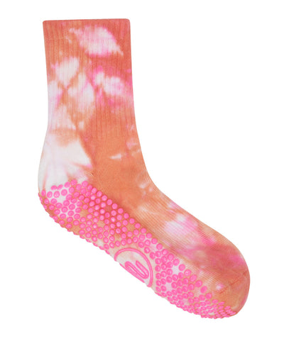 MoveActive | Crew Style Grippy Socks | Psychedelic Tie Dye