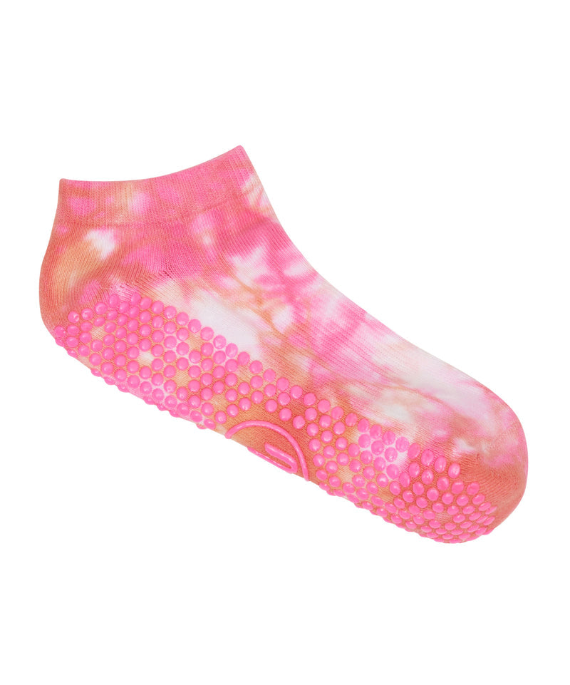MoveActive I Low Rise Grippy Socks I Psychedelic Tie Dye