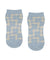 MoveActive I Low Rise Grippy Socks I Retro Daisy Blue