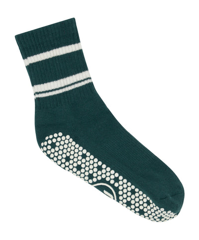 MoveActive | Crew Style Grippy Socks | Forest Flow