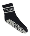 MoveActive | Crew Style Grippy Socks | MoveActive Black
