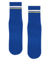 MoveActive | Crew Style Grippy Socks | Sporty Stripe Indigo