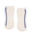 MoveActive I Low Rise Grippy Socks I Stellar Stripes Milk
