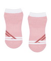 MoveActive I Low Rise Grippy Socks I Preppy Volley Love - Dusty Rose